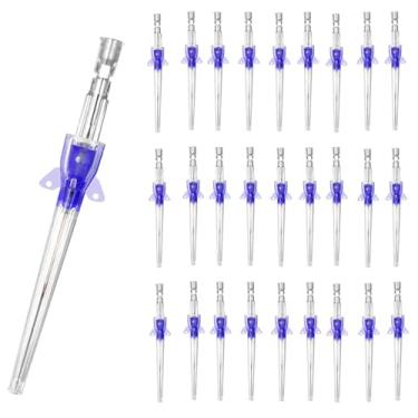Imagem de SZEMENTMD 50 Peças De Agulhas Veterinárias Demora, Cateter Intravenoso Veterinário, Cateteres Intravenosos Descartáveis, Instrumentos Veterinários Para Todos Os Tamanhos Animais (26G)