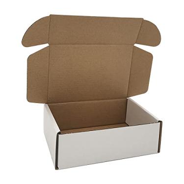 Imagem de ROTCH Caixas De Remessa Pequenas 6X4X2'', Pacote Com 25, Papelão Ondulado, Brancas (M642-25-W)