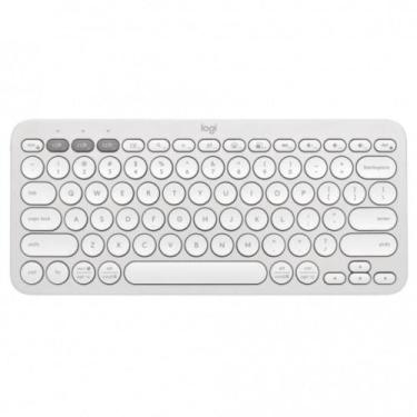 Imagem de Teclado Sem Fio Logitech K380S PEBBLE KEYS 2 Bluetooth Branco