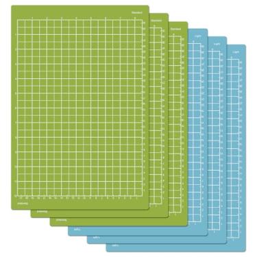 Imagem de ReArt Tapetes leves padrão para Cricut Joy Xtra 6 pacotes - 30 x 21 cm tapete de corte de papel artesanal para uso com papel de impressora, velino, cartolina leve e muito mais, costura e artesanato (3