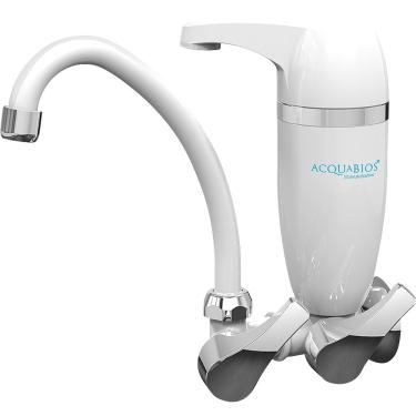 Imagem de Torneira Móvel com Filtro Parede Acqua Premium Acquabios Branca