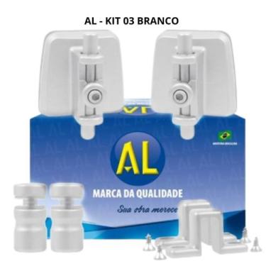 Imagem de Al - kit 03 janela de correr 4 folhas material em polímero, BRANCO