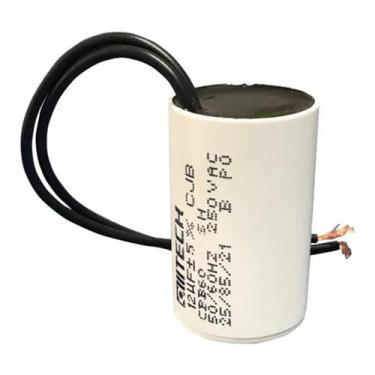Imagem de KIT 5 Capacitor 12uf 250v 2 Fios Para Motor Portão Elétrico - TEBERA