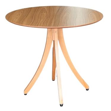 Imagem de Mesa de Madeira Flora 90cm com Pés em Madeira Maciça (Freijo)