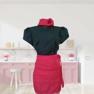 Imagem de Dolma Chef Feminina Gourmet Pinho Avental Pink - Tissage, Dolma Pinho 