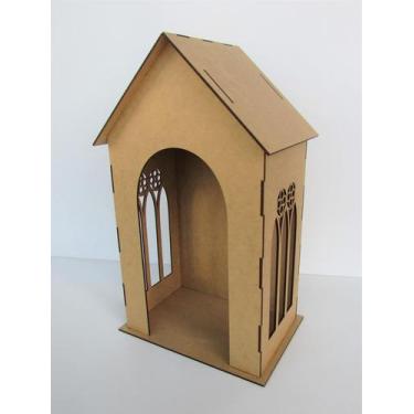 Imagem de Capelinha em mdf cru 3mm - VIA DA ARTE