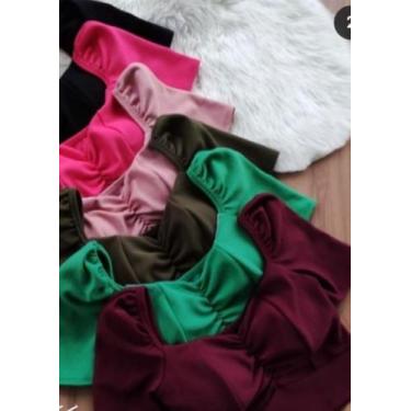 Imagem de blusa feminina manga princesa bufante drapeado na frente - moda filo, 