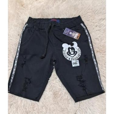 Imagem de Short jeans masculino Cor preta TAM M - Executiva VIP 