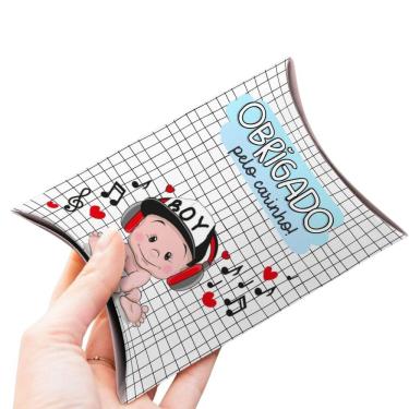 Imagem de 10 Caixinha Bebe Fofo Lembrancinha Maternidade Chá Rifa