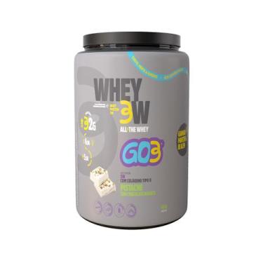 Imagem de Whey protein 3w go3 - pote 450g, PISTACHE COM CHOCOLATE BRANCO