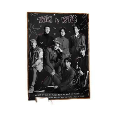 Imagem de BTS Kpop Cool Man Filme Clássico HD Qualidade Arte De Parede Nordic Ho