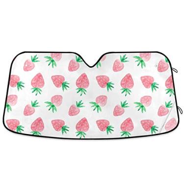 Imagem de Protetor solar de para-brisa para carro divertido Oarencol proteção solar de raios UV dobrável para manter o seu veículo fresco (55" x 27,6")Oarencol 55x27.6 inch g55471607p504c539s1091