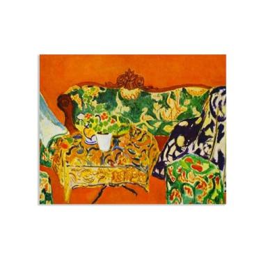 Imagem de Arte de parede em tela de Henri Matisse, pôster espanhol Still Life 1910, arte de parede em tela impressionista para sala de estar quarto banheiro 65 x 50 cm (26 x 19 pol) sem moldura
