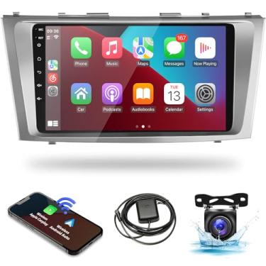 Imagem de Naifay Rádio automotivo Android para Toyota Camry 2006 2007 2008 2009 2010 2011, tela sensível ao toque IPS de 9 polegadas para Camry Car Stereo com carplay sem fio Android