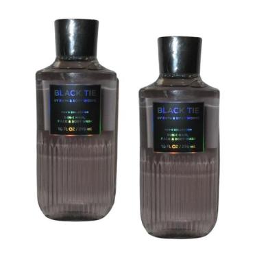 Imagem de Gel de banho Bath & Body Works para homens, gravata preta 3 em 1, 300 