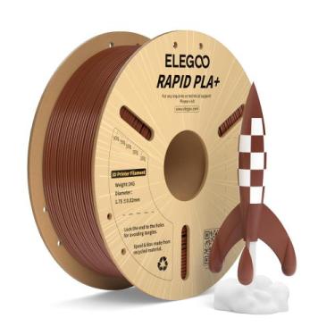 Imagem de Filamento para impressora 3D ELEGOO Rapid PLA Plus 1,75 mm marrom 1 kg