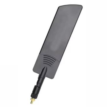 Imagem de Antena SMA 5G Dobrável 600-6000Mhz 12dbi LTE S WiFi 3G 4G GSM Antena Omni Aérea de Alto Ganho 5G Amplificador Booster para Módulo Router Receptor de Sinal de Link Tp (Antena + Conector Ts9)