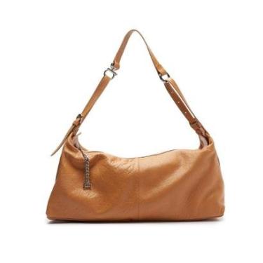 Imagem de Bolsa Hobo Couro Grande Fivelas Lançamento Arezzo-Feminino