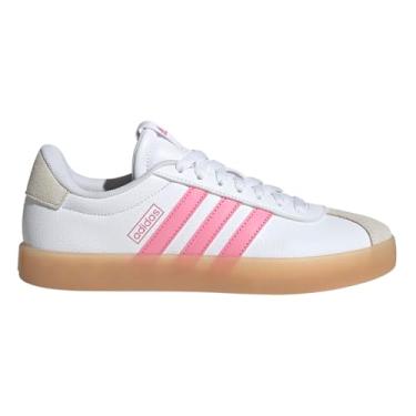 Imagem de adidas Tênis feminino VL Court 3.0, Branco/Bliss Pink/Gum, 41