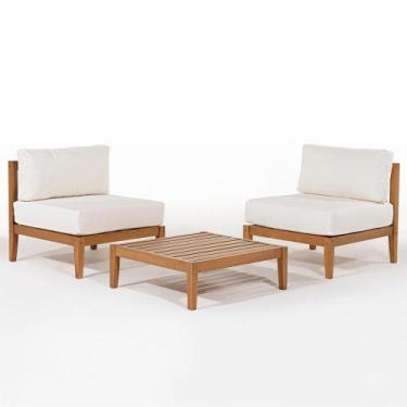 Imagem de Conj Aurora 02 Poltronas Sem Braço Mesa Lateral/Centro - 78446 - Sun H