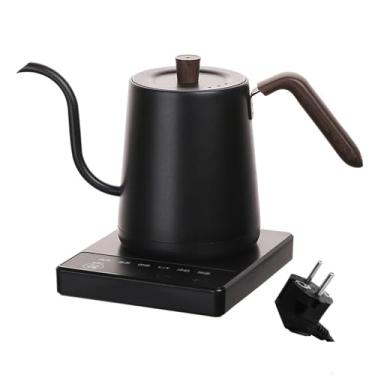 Imagem de Ioensy Chaleira elétrica Gooseneck de 1000 W, controle de temperatura, mantém aquecido por 24 horas, chaleira versátil para casa de chá, restaurante, Preto