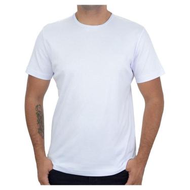 Imagem de Camiseta Masculina Lado Avesso Regular Fit Pima Branco - LH1-Masculino