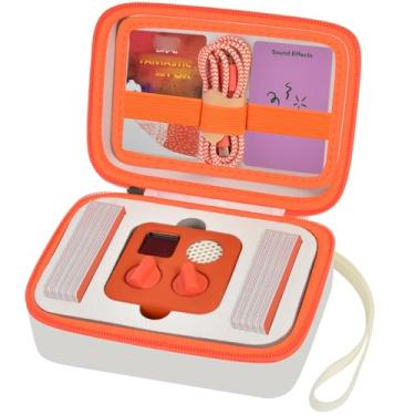 Imagem de ALKOO Capa Compatível Com Yoto Mini Kids Bluetooth Audio Player, Suporte De Viagem Para Alto-Falante Infantil, Toca Histórias, Música, Podcast, Rádio, Cartões - Somente (Branco)