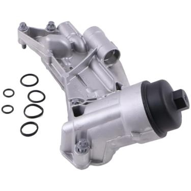 Imagem de JZGRDN Refrigerador de óleo do motor com conjunto de filtro de óleo 25199751 12992593 93186324 compatível com Saturn Astra XE Hatchback 4 portas para Chevrolet Aveo Base Sedan 4 portas