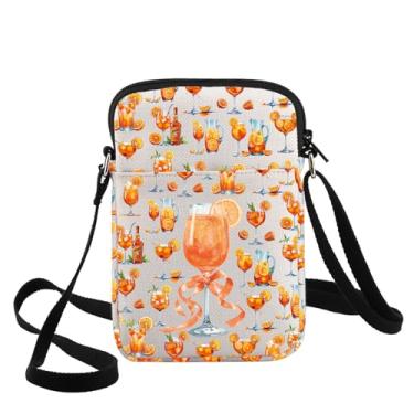 Imagem de G2TUP Aperol Spritz Bolsa tiracolo para presente de coquetel italiano Aperol Spritz Bachelorette Party Bolsa de ombro Spritz Cocktail Merch, Aperol S Cb
