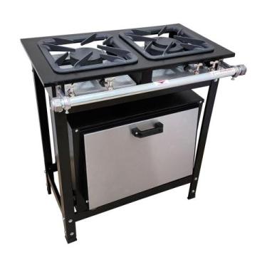 Imagem de Fogão 2 Bocas Cefaz com Forno Linha Diamond Baixa Pressão CFZD-006