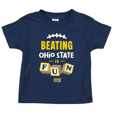 Imagem de Beating Ohio is Fun Baby Apparel for Michigan College Fans (NB-7T) (camiseta infantil, 5 anos)