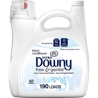 Imagem de Downy Free & Gentle Laundry Fabric Conditioner (Fabric Softner), 164 Fl Oz, 190 Loads