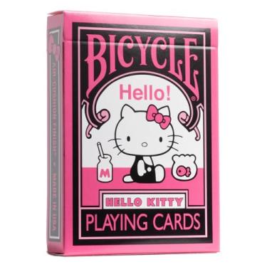 Imagem de Bicycle Baralho Hello Kitty, preto e rosa, 1 baralho