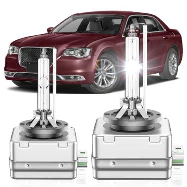 Imagem de SENROBO Adequado para Chrysler 2011-2024 300C 300S 2015-2017 200C 200S 2017-2020 Pacifica Minivan 2020-2024 Voyager Minivan D3S HID Xenon Farol, Lâmpada de farol alto e baixo, branco 6000K, pacote com