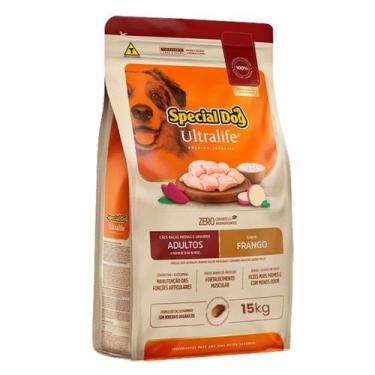 Imagem de Ração Special Dog Ultralife Adultos Raças Méd/Gr Sabor Frango 15,1kg