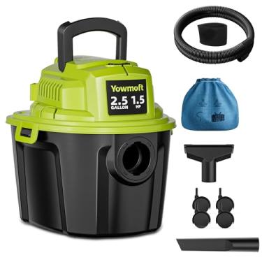 Imagem de Aspirador de pó pequeno de 2,5 galões, mini aspirador de pó HP de 1,5 pico com função de sopro, alcance de limpeza de 3 m, aspirador de pó molhado e seco 3 em 1 para piso/carro/garagem