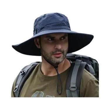 Imagem de Chapéu Panamá Masculino De Malha Respirável De Verão Com Proteção Sola