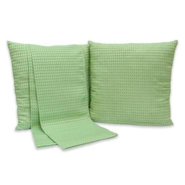 Imagem de Kit Peseira Queen + 2 Capas de Almofadas Piquet Favinho - BEM ME QUER,