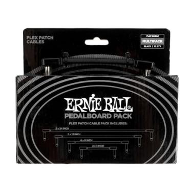 Imagem de Ernie Ball Flex Patch Cables Pedalboard Multi-Pack - Black