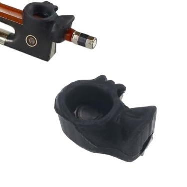 Imagem de TUOREN Suporte de arco de violino de silicone para arco de violino corretor de parceiro acessório de auxílio de ensino para iniciantes