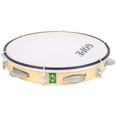 Imagem de PANDEIRO INICIANTE 10'' 6 AFIN 10(5) PRAT GALV. ENVERN. PELE NYLON (631PE)