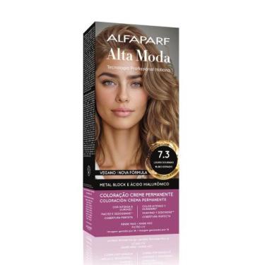 Imagem de Tintura Creme Altamoda Alfaparf Marron Glacé 7.3 Kit - Alta Moda