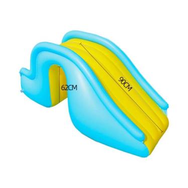 Imagem de Escorregador Inflável Para Crianças, Escalador Para Piscina Acima Do S