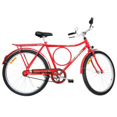 Imagem de Bicicleta Aro 26 Monark Barra Circular 529356 - Vermelho