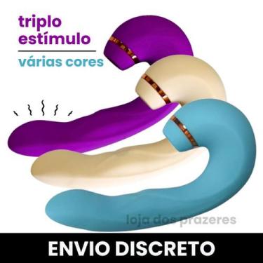 Imagem de Vibrador Sugador Clitóris Pulsador Ponto G Estimulador Feminino Massag