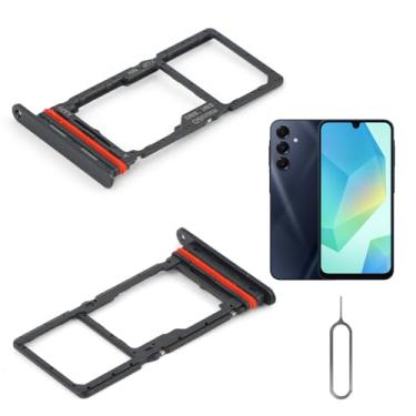 Imagem de 2 peças de bandeja de cartão SIM para Samsung Galaxy A16 5G suporte para cartão SIM substituição para Samsung A16 5G SM-A166U com pino de ejeção aberto