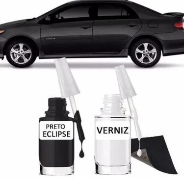 Imagem de Tinta Retoque Tira Risco Automotivo Preto Eclipse Preto