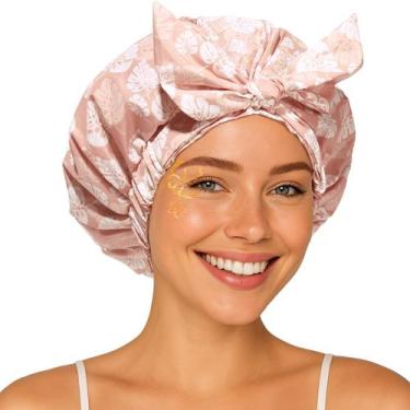Imagem de Touca de banho Yanibest reutilizável impermeável para mulheres