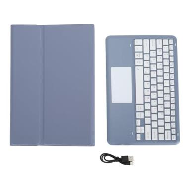 Imagem de Capa de Suporte Em TPU Com Teclado Magneticamente Destacável, Capa de Teclado para Tablet Tab P12 de 12,7 Polegadas TB370FU TB371FC (Roxo)