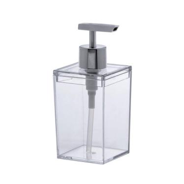 Imagem de Porta Sabonete Liquido Cristal Quadratta Paramount Plastico